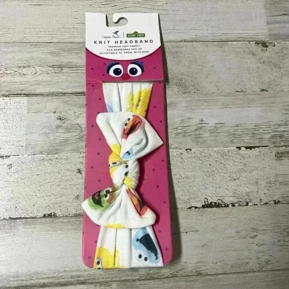 Copper Pearl Sesame Street Baby Headband